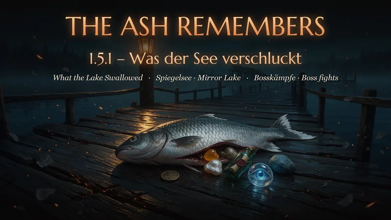 Patch 1.5.1 — What the Lake Swallowed: a lantern on the jetty and a heavy fish with something glowing in its belly