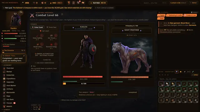 Combat in the hunting grounds