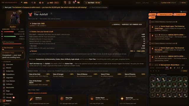 The ember tree of the Ashfall