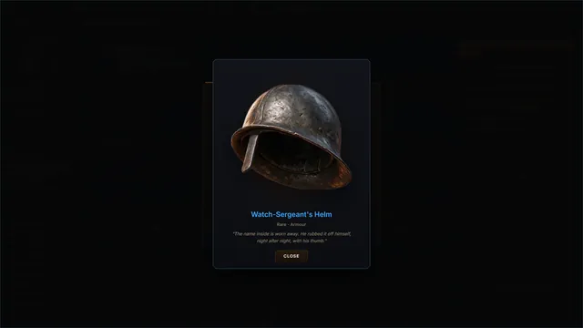 A unique item