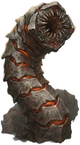 Schlackenwurm der Tiefe